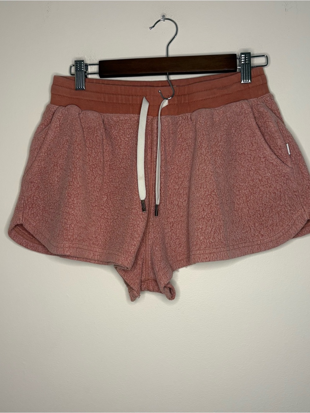 FEAT Lounge Shorts Pink Terry Cloth Women’s Sz Medium Casual cozy